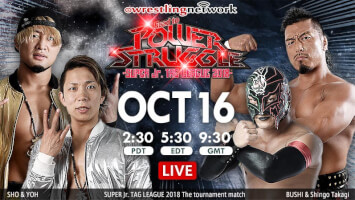 NJPW Road To Power Struggle Super JR Tag 2018 Day 1 10-16-18