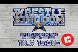 Watch NJPW Wrestle Kingdom 13 PRESS 2 2019