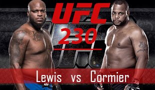 Watch UFC Fight Night 230 Cormier vs Lewis 11/3/18