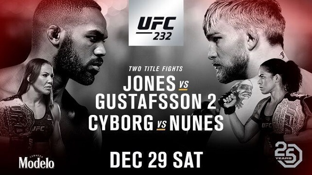 UFC 232 Jones vs Gustafsson 2