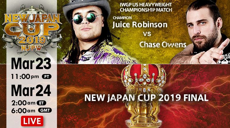 Watch NJPW New Japan Cup 2019 Final Day 12