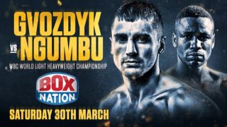 Watch Gvozdyk vs Ngumbu 3/30/19