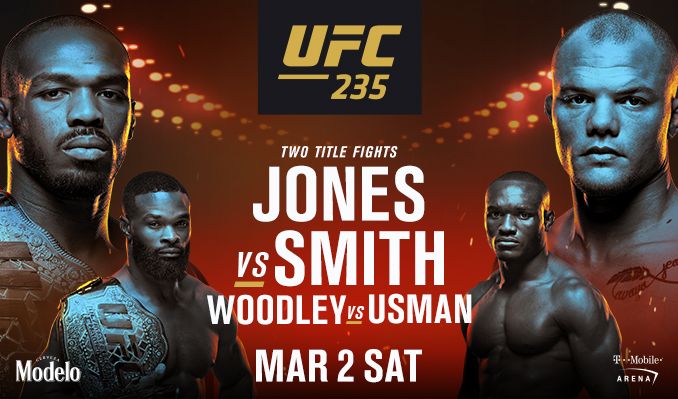 UFC 235: Jones vs. Smith Full Fight Replay