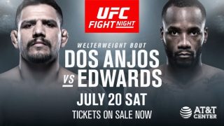 Watch UFC on ESPN 4: San Antonio: dos Anjos vs. Edwards 7/20/19 PPV FUll Show