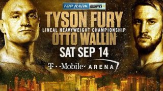 Watch Tyson Fury vs Otto Wallin 09/14/2019 PPV Full Show