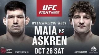 UFC FIGHT NIGHT 162 Demian Maia vs Ben Askren Full Fight Replay