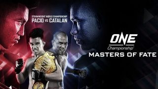Watch ONE Championship: MASTERS OF FATE 11/8/2019 PPV Full Show