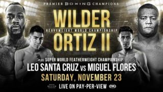 Deontay Wilder vs Luis Ortiz II 2 11/23/19
