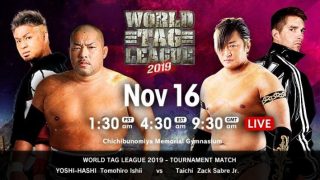 Watch NJPW World Tag League Day 1 2019 11/16/19