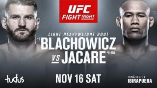 Watch UFC Fight Night Blachowicz vs. Souza 11/16/19 Full Show Online