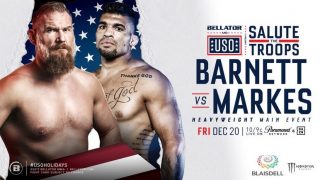Watch Bellator 235 Salute: Barnett vs. Markes 12/20/2019 PPV Full Show