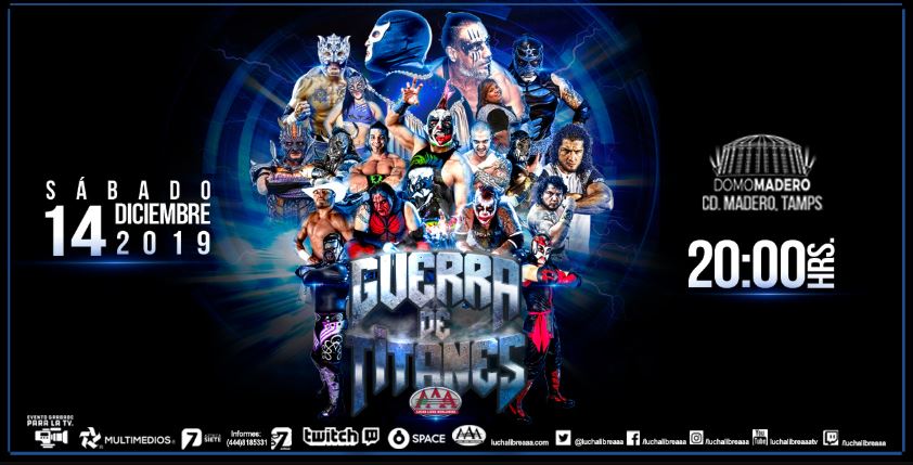 Watch Lucha Libre AAA Guerra de Titanes 2019 12/14/19