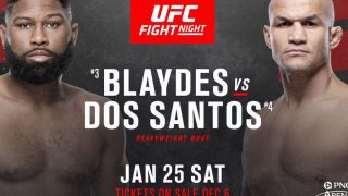 Watch UFC Fight Night 166: Blaydes vs. dos Santos 1/25/20 Full Show Online