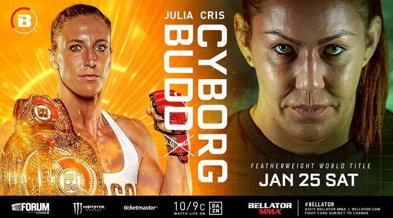 Watch Bellator 238 MMA: Budd vs. Cyborg 1/25/2020 PPV Full Show Online Free