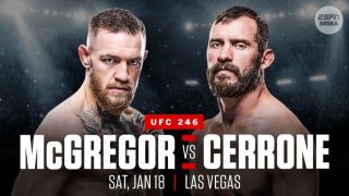 UFC 246 Early Prelims Full Fights Replay