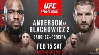 Watch UFC Fight Night 167: Anderson vs. Błachowicz II 2 2/15/19 Full Show Online