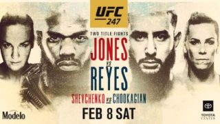 Watch DAZA: UFC 247: Jones vs. Reyes 2/8/20 Full Fight Replay