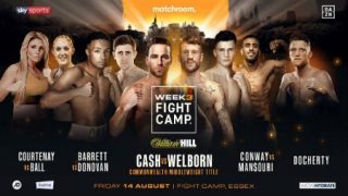 Watch Cash vs Welborn 8/14/20 Live Full Show Online