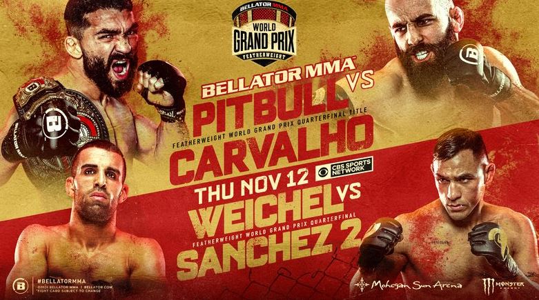 Watch Bellator 252: Pitbull vs. Carvalho 11/12/2020 PPV Full Show Online Free