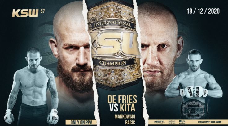 Watch KSW 57: De Fries vs Kita 12/19/20