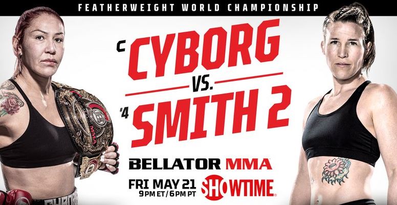 Watch Bellator 259: Cyborg vs Smith II 2 2021 5/21/21