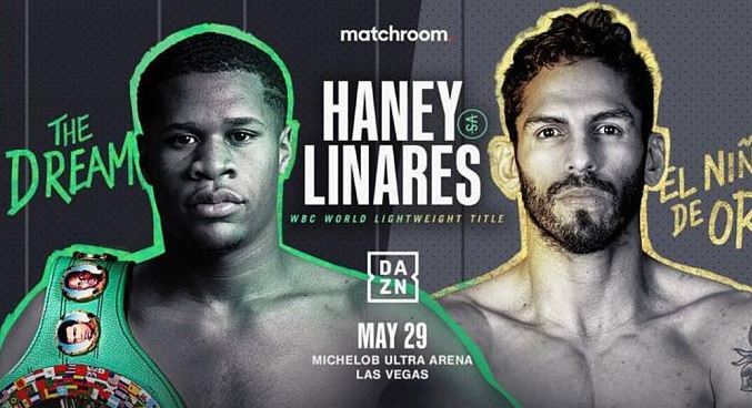 Watch Devin Haney vs. Jorge Linares 2021 5/8/21