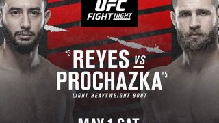 Watch UFC Fight Night: Reyes vs. Prochazka 5/1/21 Full Show Online