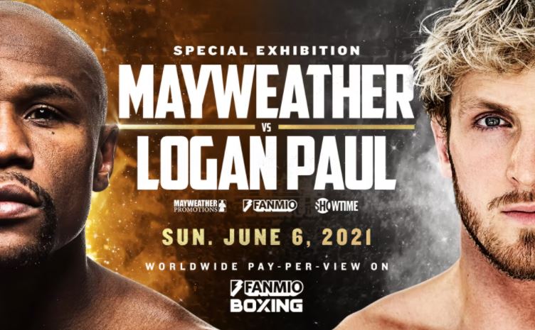 Watch Floyd Mayweather vs Logan Paul 6/6/21